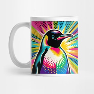 Emperor Penguin Pop Art Tee - Chic Antarctic Wildlife Mug